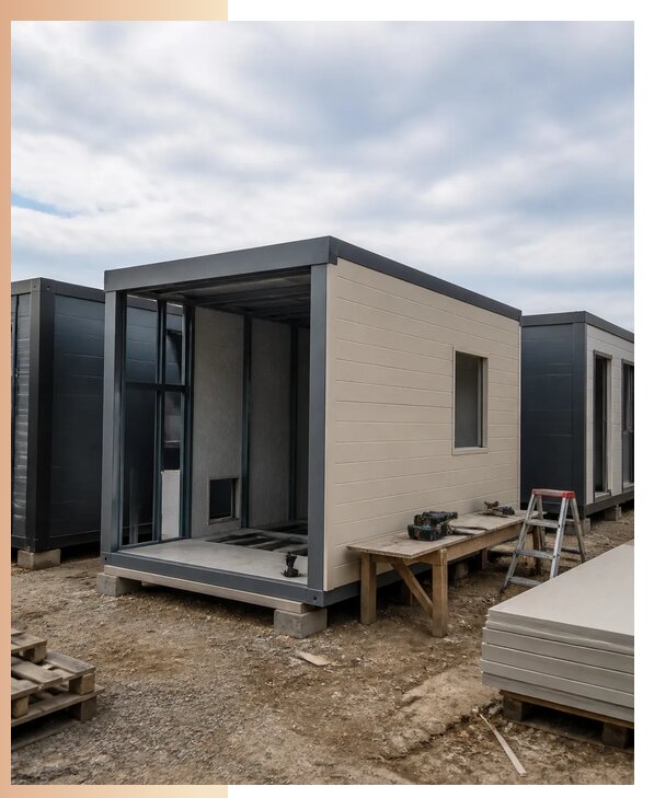 Изготовление и установка хозблоков из сэндвич-панелей в Новом Уренгое